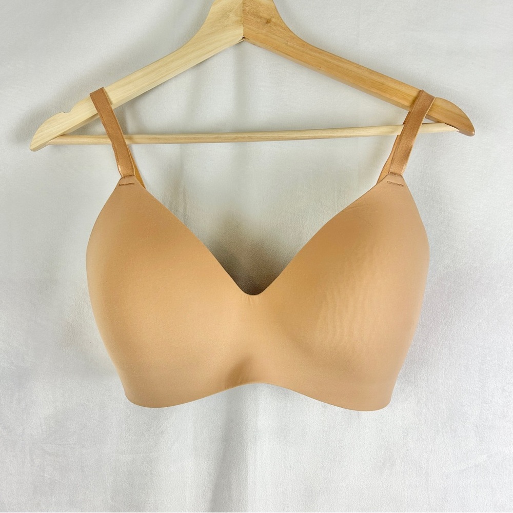 KNIX‎ Bra Wing Woman Size 0+ Cavassa Nude Tan Wireless